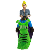Maxbell Inflatable Costume Ride Snail Blow up Costume for Stage Performance Festival Adults