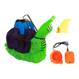Maxbell Inflatable Costume Ride Snail Blow up Costume for Stage Performance Festival Adults