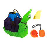 Maxbell Inflatable Costume Ride Snail Blow up Costume for Stage Performance Festival Adults
