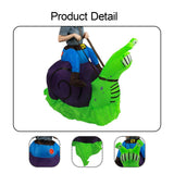 Maxbell Inflatable Costume Ride Snail Blow up Costume for Stage Performance Festival Adults