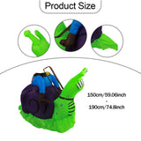Maxbell Inflatable Costume Ride Snail Blow up Costume for Stage Performance Festival Adults