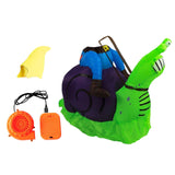 Maxbell Inflatable Costume Ride Snail Blow up Costume for Stage Performance Festival Children