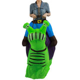 Maxbell Inflatable Costume Ride Snail Blow up Costume for Stage Performance Festival Children