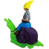 Maxbell Inflatable Costume Ride Snail Blow up Costume for Stage Performance Festival Children