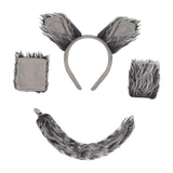 Maxbell Wolf Costume Role Play Cosplay Halloween Cosplay for Women Children Supplies