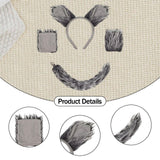 Maxbell Wolf Costume Role Play Cosplay Halloween Cosplay for Women Children Supplies