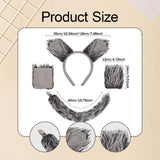 Maxbell Wolf Costume Role Play Cosplay Halloween Cosplay for Women Children Supplies