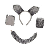 Maxbell Wolf Giraffe Costume Cosplay Headband for Dress up Performance Themed Parties No Skirt
