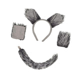 Maxbell Wolf Giraffe Costume Cosplay Headband for Dress up Performance Themed Parties No Skirt