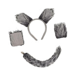 Maxbell Wolf Giraffe Costume Cosplay Headband for Dress up Performance Themed Parties No Skirt