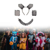 Maxbell Wolf Giraffe Costume Cosplay Headband for Dress up Performance Themed Parties No Skirt