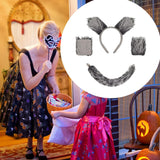 Maxbell Wolf Giraffe Costume Cosplay Headband for Dress up Performance Themed Parties No Skirt