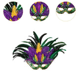 Maxbell Masquerade Mask Women Men Elegant Party Face Mask for Carnival Decor Cosplay