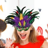 Maxbell Masquerade Mask Women Men Elegant Party Face Mask for Carnival Decor Cosplay