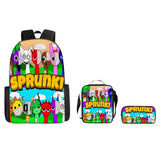 Maxbell 3 Piece Kids Backpack Cute Lightweight School Backpack for Boys for Children