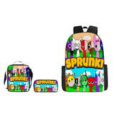 Maxbell 3 Piece Kids Backpack Cute Lightweight School Backpack for Boys for Children