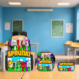 Maxbell 3 Piece Kids Backpack Cute Lightweight School Backpack for Boys for Children