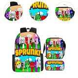 Maxbell 3 Piece Kids Backpack Cute Lightweight School Backpack for Boys for Children