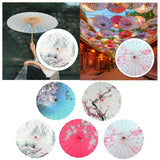 Maxbell Chinese Oiled Paper Umbrella Oil Paper Parasol for Stage Performance Dancing Style A
