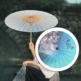 Maxbell Chinese Oiled Paper Umbrella Oil Paper Parasol for Stage Performance Dancing Style A