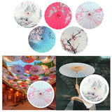 Maxbell Chinese Oiled Paper Umbrella Oil Paper Parasol for Stage Performance Dancing Style A