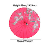 Maxbell Chinese Oiled Paper Umbrella Oil Paper Parasol for Stage Performance Dancing Style B