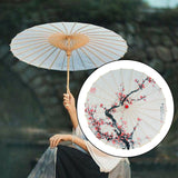 Maxbell Chinese Oiled Paper Umbrella Oil Paper Parasol for Stage Performance Dancing Style C