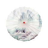 Maxbell Chinese Oiled Paper Umbrella Oil Paper Parasol for Stage Performance Dancing Style E
