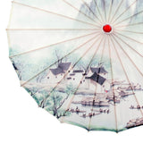 Maxbell Chinese Oiled Paper Umbrella Oil Paper Parasol for Stage Performance Dancing Style E
