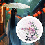 Maxbell Chinese Oiled Paper Umbrella Classical Dance Umbrella for Party Kids Dancing Style A