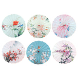 Maxbell Chinese Oiled Paper Umbrella Classical Dance Umbrella for Party Kids Dancing Style A