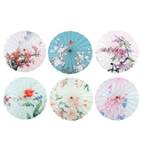 Maxbell Chinese Oiled Paper Umbrella Classical Dance Umbrella for Party Kids Dancing Style A