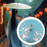 Maxbell Chinese Oiled Paper Umbrella Classical Dance Umbrella for Party Kids Dancing Style B