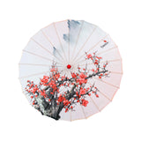 Maxbell Chinese Oiled Paper Umbrella Classical Dance Umbrella for Party Kids Dancing Style D