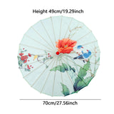 Maxbell Chinese Oiled Paper Umbrella Classical Dance Umbrella for Party Kids Dancing Style F