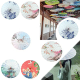 Maxbell Chinese Oiled Paper Umbrella Classical Dance Umbrella for Dancing Party Kids Style A