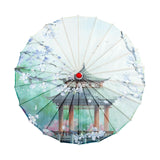 Maxbell Chinese Oiled Paper Umbrella Classical Dance Umbrella for Dancing Party Kids Style D