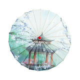 Maxbell Chinese Oiled Paper Umbrella Classical Dance Umbrella for Dancing Party Kids Style D