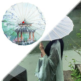 Maxbell Chinese Oiled Paper Umbrella Classical Dance Umbrella for Dancing Party Kids Style D