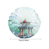 Maxbell Chinese Oiled Paper Umbrella Classical Dance Umbrella for Dancing Party Kids Style D