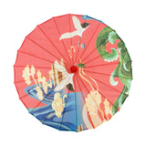 Maxbell Chinese Oiled Paper Umbrella Classical Dance Umbrella for Dancing Party Kids Style E