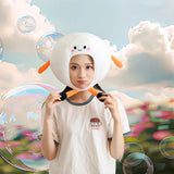 Maxbell Plush Tennis Ball Headgear Hat Cute for Halloween Festival Stage Performance