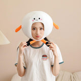 Maxbell Plush Tennis Ball Headgear Hat Cute for Halloween Festival Stage Performance