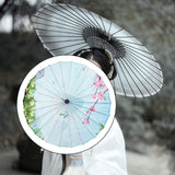 Maxbell Chinese Oiled Paper Umbrella Classical Dance Umbrella for Kids Wedding Props Style A