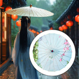 Maxbell Chinese Oiled Paper Umbrella Classical Dance Umbrella for Kids Wedding Props Style A