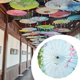 Maxbell Chinese Oiled Paper Umbrella Classical Dance Umbrella for Kids Wedding Props Style A