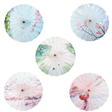Maxbell Chinese Oiled Paper Umbrella Classical Dance Umbrella for Kids Wedding Props Style A