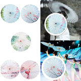 Maxbell Chinese Oiled Paper Umbrella Classical Dance Umbrella for Kids Wedding Props Style A