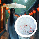 Maxbell Chinese Oiled Paper Umbrella Classical Dance Umbrella for Kids Wedding Props Style B