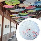 Maxbell Chinese Oiled Paper Umbrella Classical Dance Umbrella for Kids Wedding Props Style B